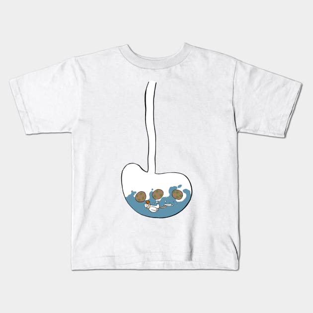 Digestion! Kids T-Shirt by ThirteenthFloor